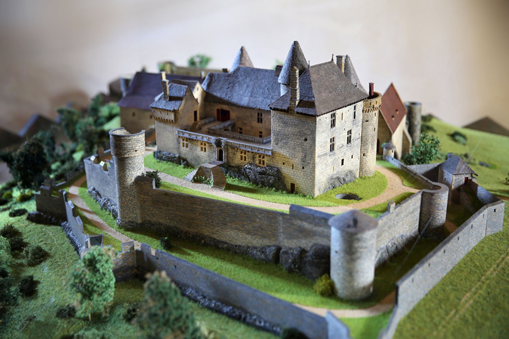 Chateau Fenelon Dordogne Perigord maquette