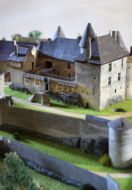 Chateau Fenelon Dordogne Perigord maquette