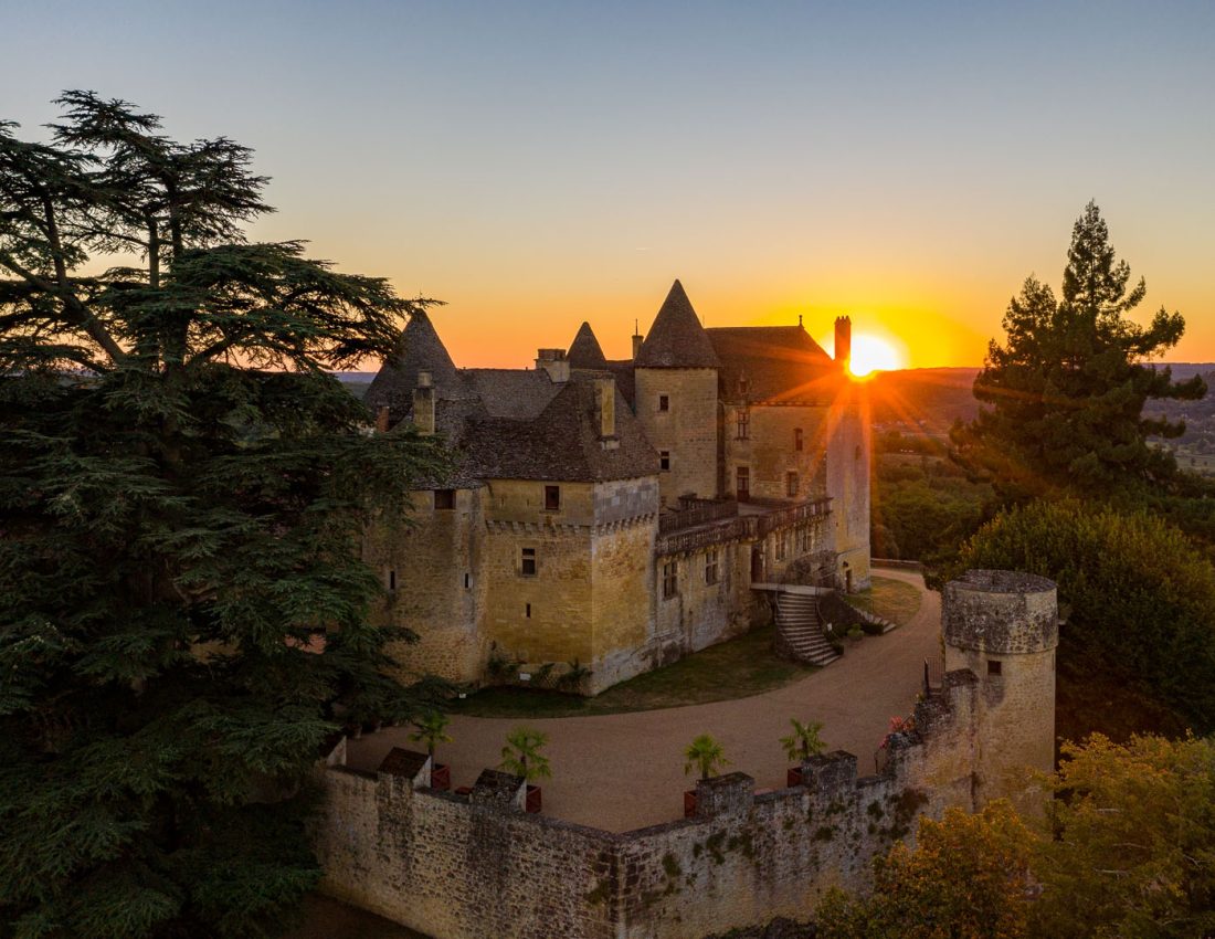 Chateau Fenelon Dordogne Perigord photo balustrade